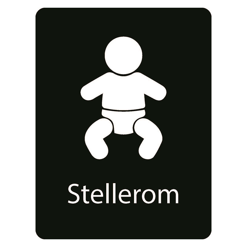 Stellerom Taktilt skilt Stellerom