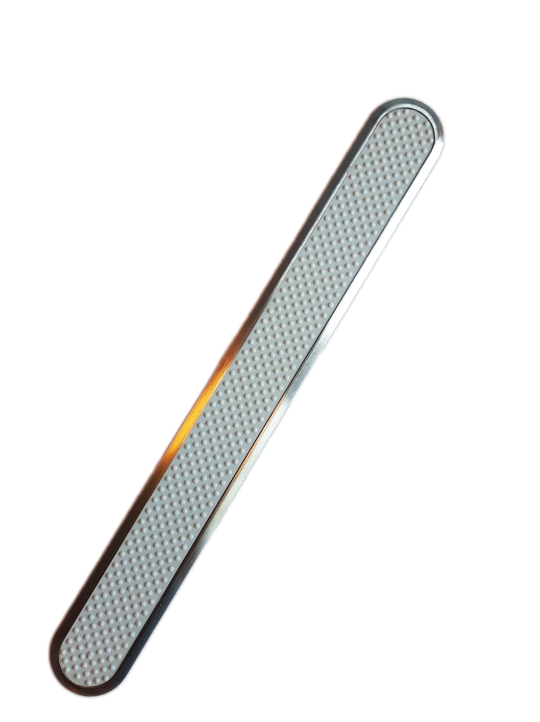 Taktil Merking-avlang stål med lys grå innlegg 3mm-inne-Safedeck.no Taktil Merking-avlang stål med lys grå innlegg 3mm-inne-Safedeck.no