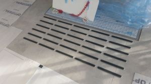 Taktil merking på flis forann felt